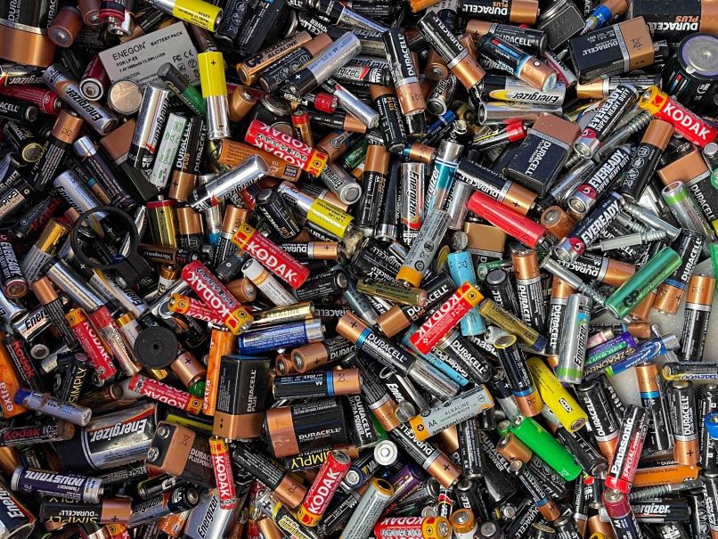 Piles recyclées